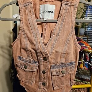 Bold Moves Denim Vest